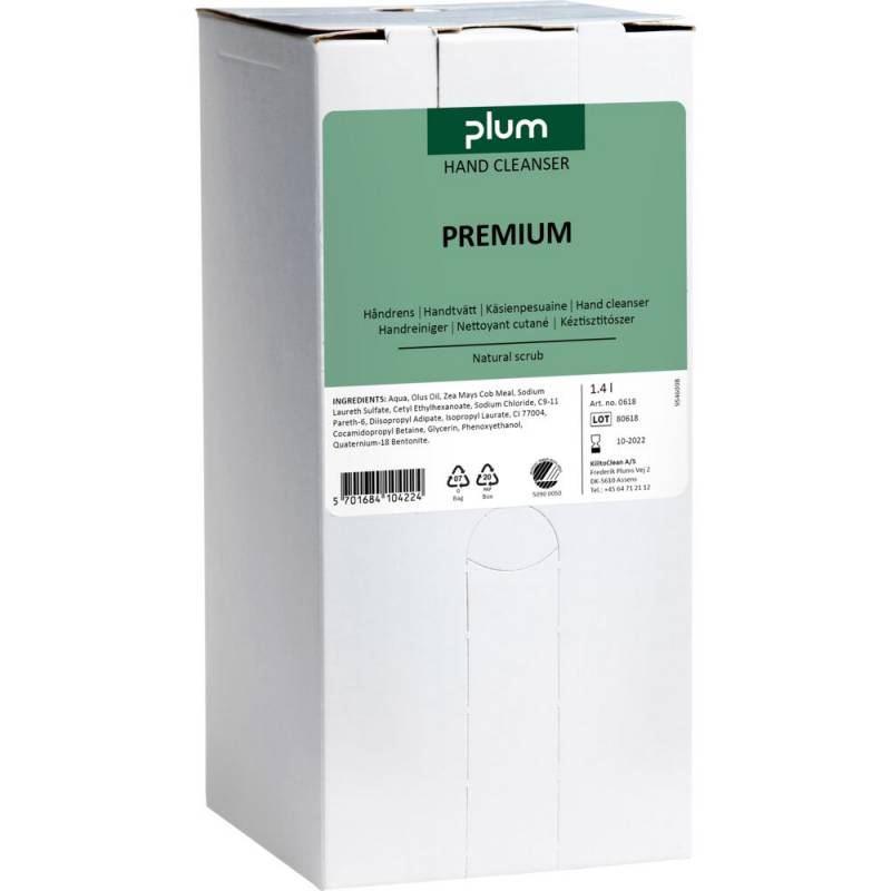 H&aring;ndrens, Plum Premium, 1400 ml, beige, med parfume, uden opl&oslash;sningsmiddel