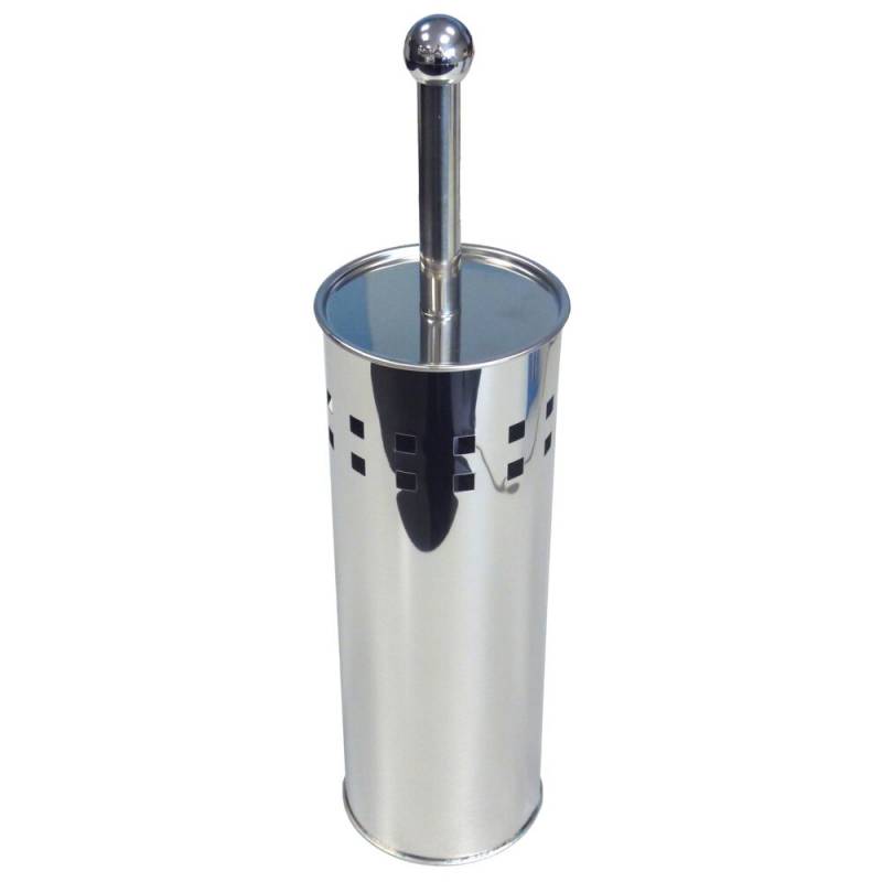 Toiletb&oslash;rste, V-Part, 37,8cm, &Oslash;9,5cm, st&aring;l, plast/st&aring;l