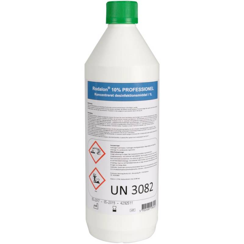 Overfladedesinfektion, Rodalon, 1 l, 10\% KA