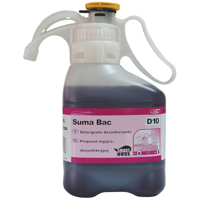Reng&oslash;ring og desinfektion, Diversey Suma Bac D10, 1,4 l, til overflader, flydende, SD