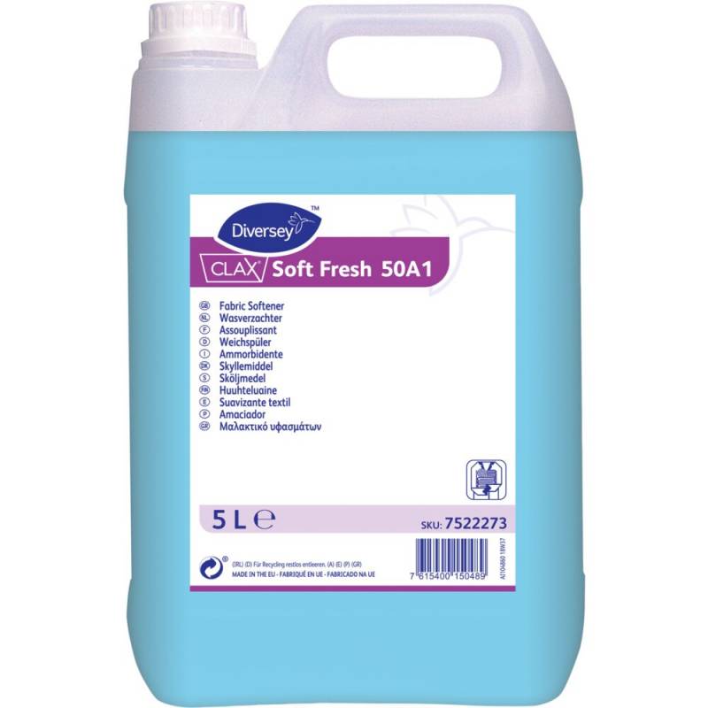 Skyllemiddel, Diversey CLAX Soft Fresh 50A1, 5 l, med farve og parfume