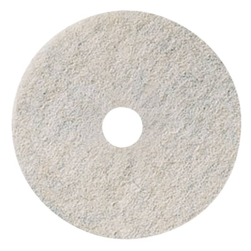 Gulvrondel, 3M Scotch-Brite, Scotch-Brite, 11", &Oslash;280mm, hvid, 85 mm, polyester, til let reng&oslash;ring *Denne vare tages ikke retur*