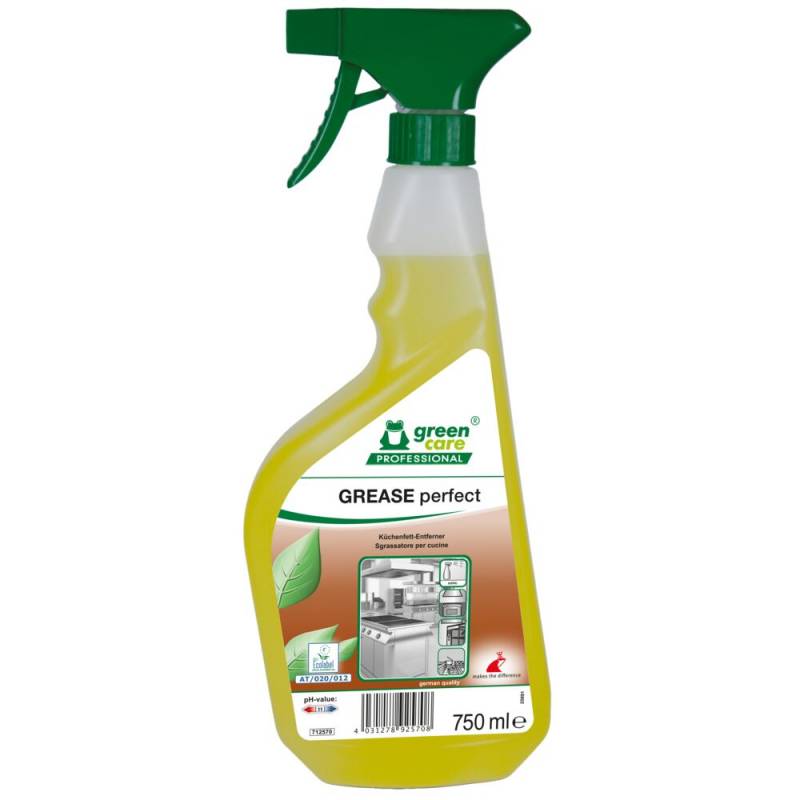 K&oslash;kkenaffedter, Green Care Professional GREASE Perfect, 750 ml, klar-til-brug, med farve, uden parfume