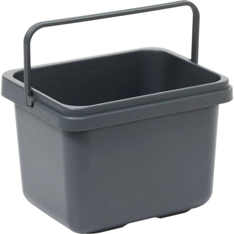 Inventarspand, Diversey TASKI, 285x220x203mm, 7 l, gr&aring;, plast, med hank *Denne vare tages ikke retur*