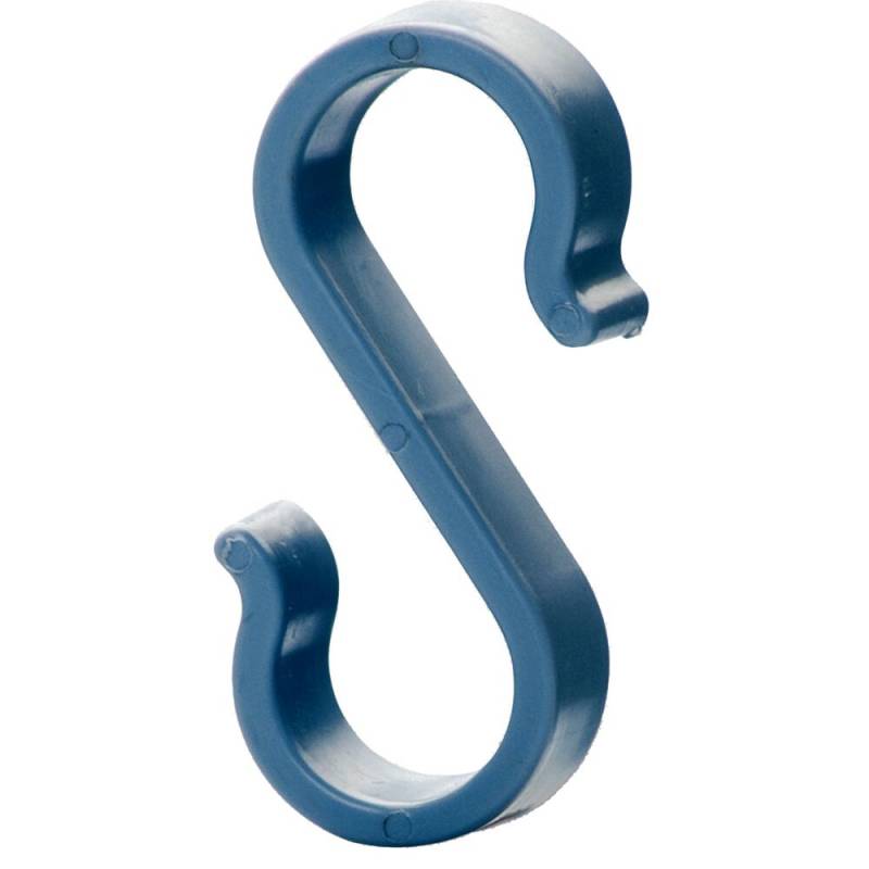 S-krog, Vileda Origo, 5,5x1,2x2,5cm, gr&aring;, plast, til oph&aelig;ng
