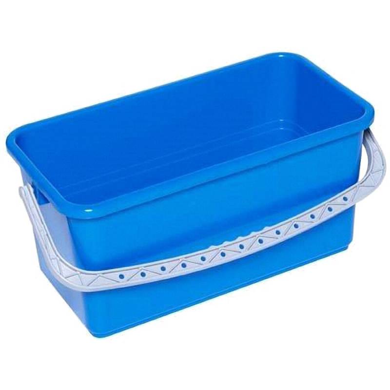 Moppeboks, Tina Trolleys, 575x340x270mm, 20 l, bl&aring;, plast/PP, med hank