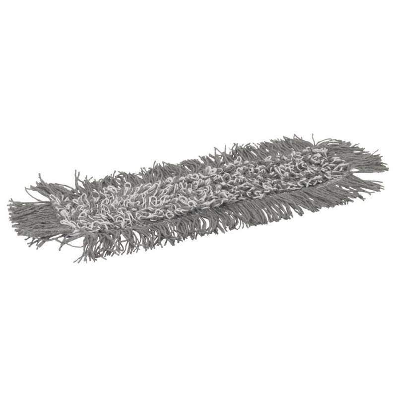 Moppe, Vikan Damp 43, gr&aring;, mikrofiber, 40 cm, lommer