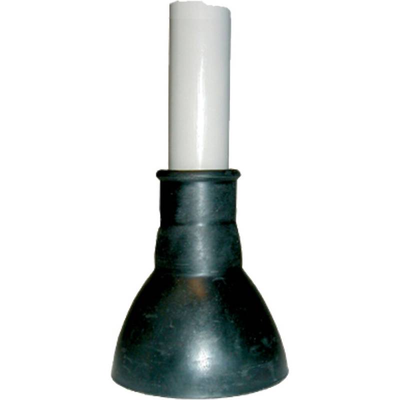 Vaskesuger, 107cm, &Oslash;9cm, sort, plast/gummi
