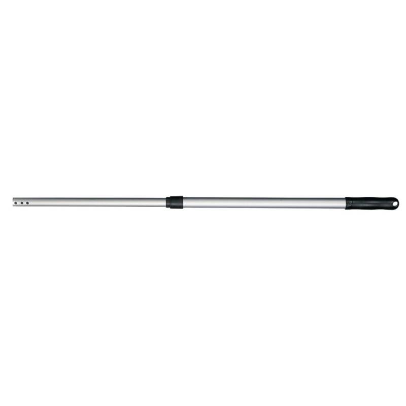 Teleskopskaft, med klik, Vikan, sort, aluminium/PE, 63-110 cm