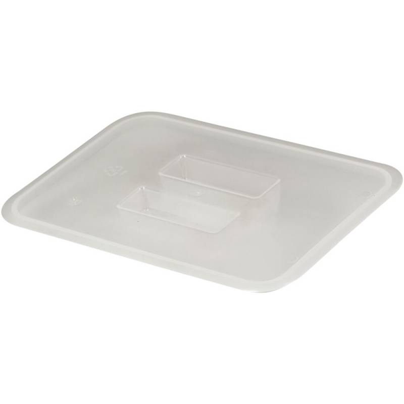 L&aring;g, Tina Trolleys, 27x28,5x3cm, klar, plast, til 6 ltr. inventarspand *Denne vare tages ikke retur*