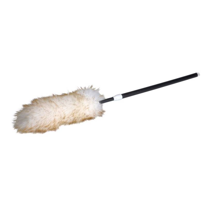 Afst&oslash;ver, 110cm, hvid, PP/uld, 75-110 cm