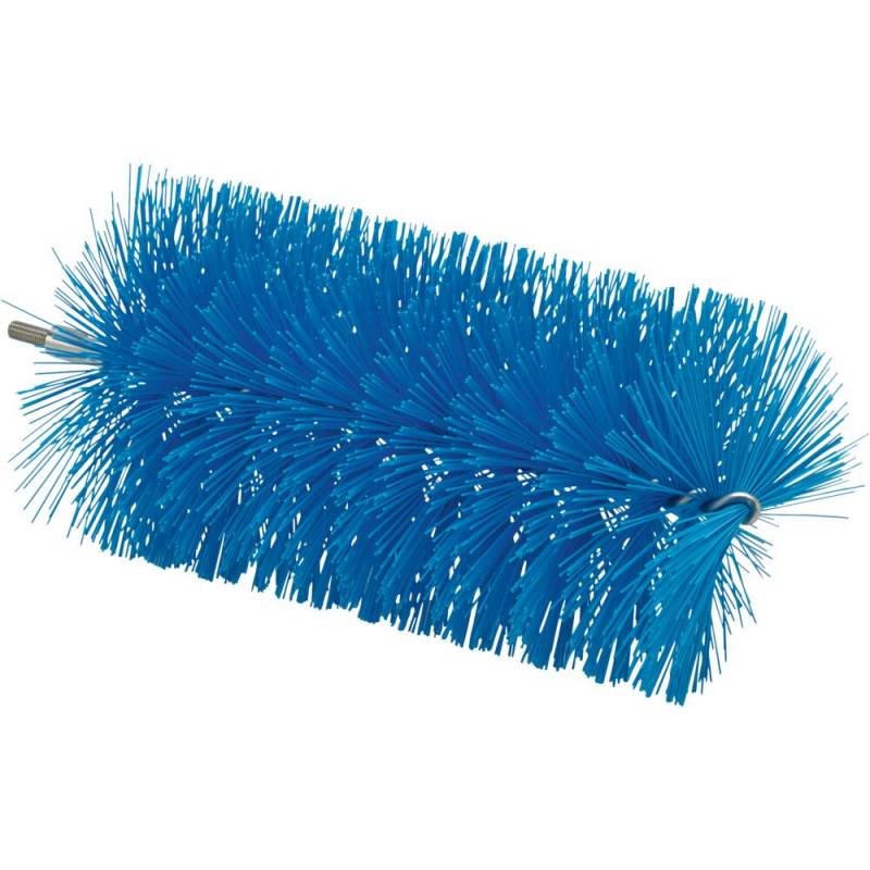 R&oslash;rrenserhoved, Vikan, 20cm, &Oslash;9cm, bl&aring;, polyester/PP/rustfrit st&aring;l, medium *Denne vare tages ikke retur*