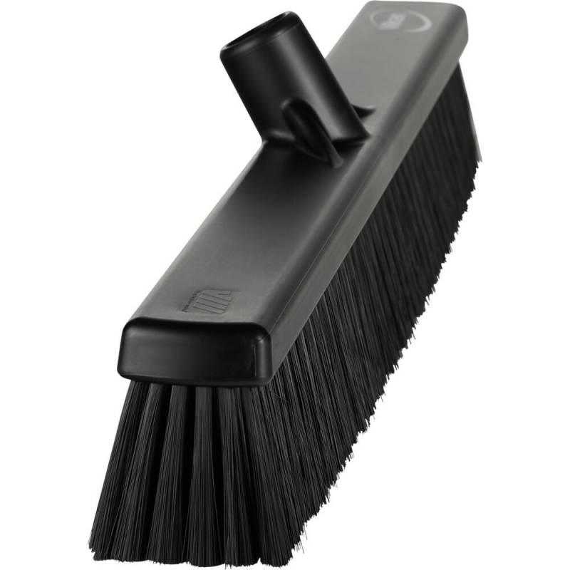 Fejekost, Vikan, sort, polyester/PP/rustfrit st&aring;l, 61 cm, bl&oslash;d *Denne vare tages ikke retur*