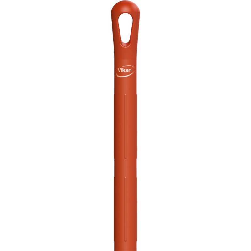 Skaft, med gevind, Vikan, 150cm, &Oslash;3,2cm, r&oslash;d, glas/PP, ultra hygiejnisk