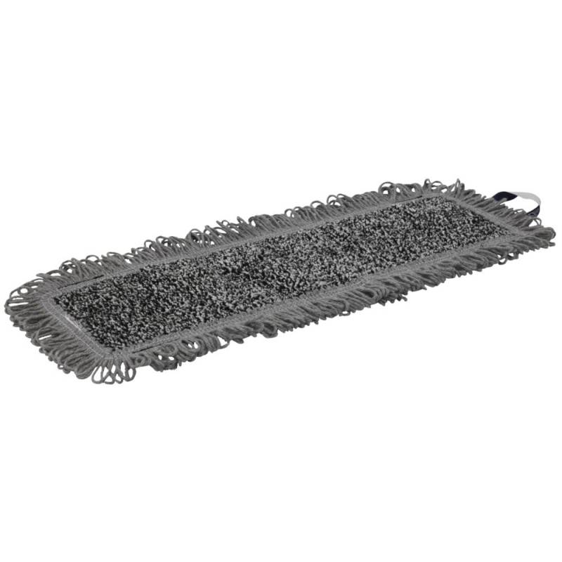 Moppe, Vikan Wet Scrub, gr&aring;, mikrofiber, 40 cm *Denne vare tages ikke retur*