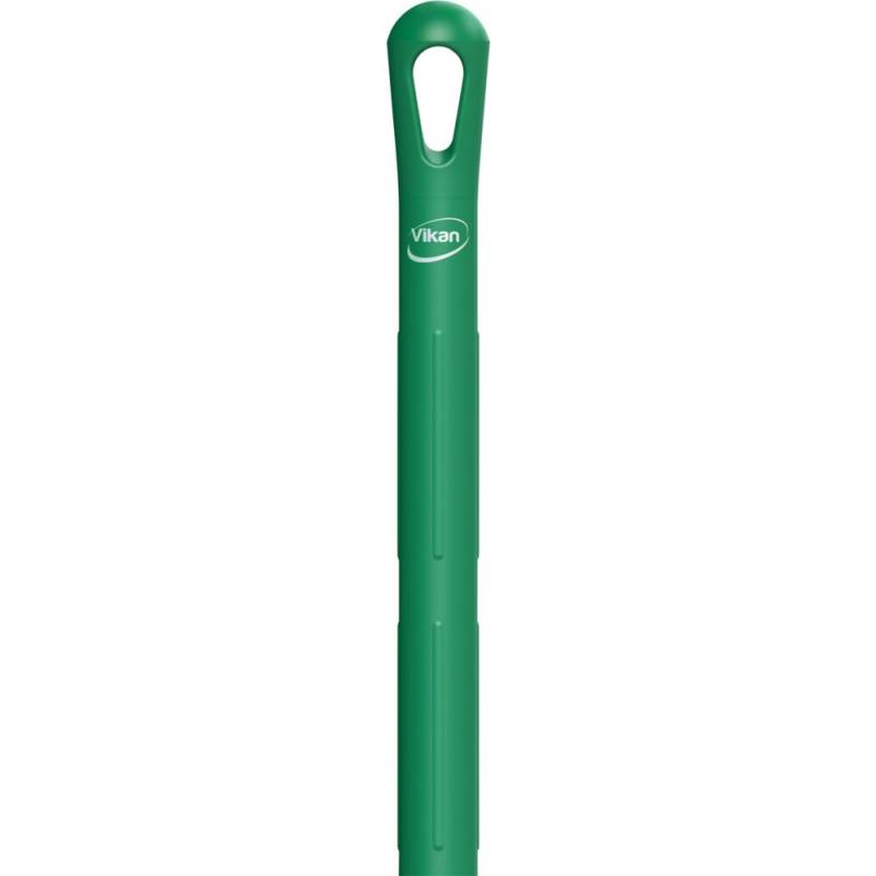 Skaft, med gevind, Vikan, 150cm, &Oslash;3,2cm, gr&oslash;n, glas/PP, ultra hygiejnisk