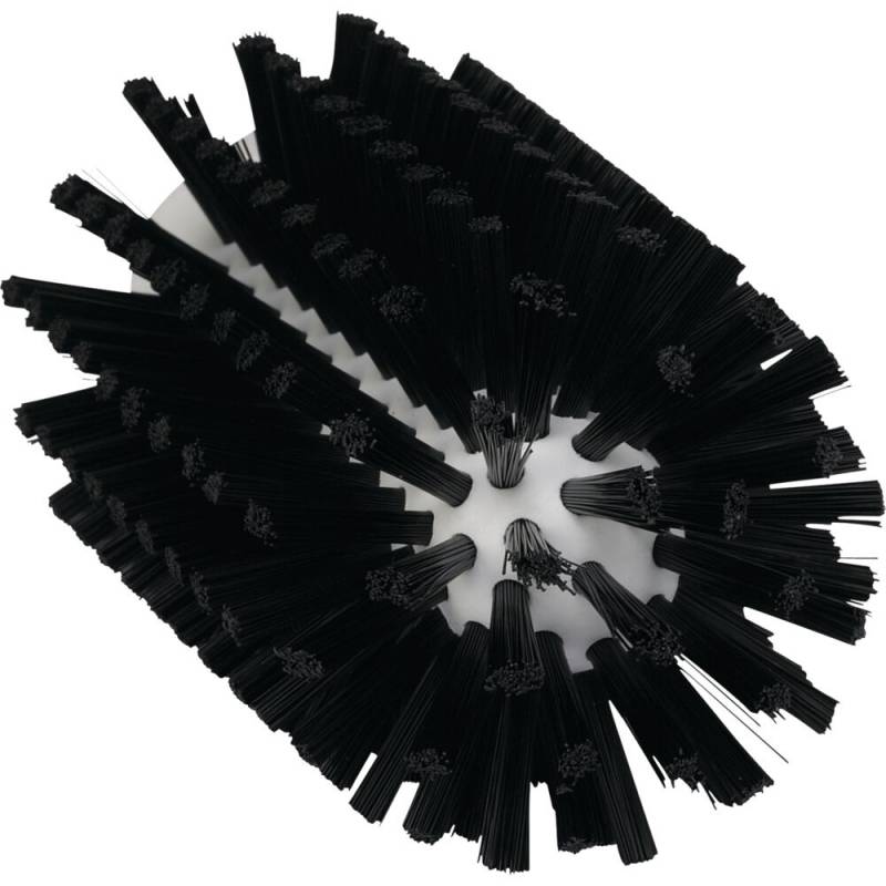 R&oslash;rb&oslash;rstehoved, Vikan, 15,5cm, &Oslash;7,7cm, sort, polyester/PP/rustfrit st&aring;l, medium *Denne vare tages ikke retur*