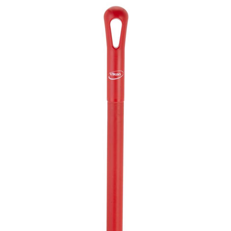 Skaft, med gevind, Vikan, 170cm, &Oslash;3,2cm, r&oslash;d, glas/PP, ultra hygiejnisk