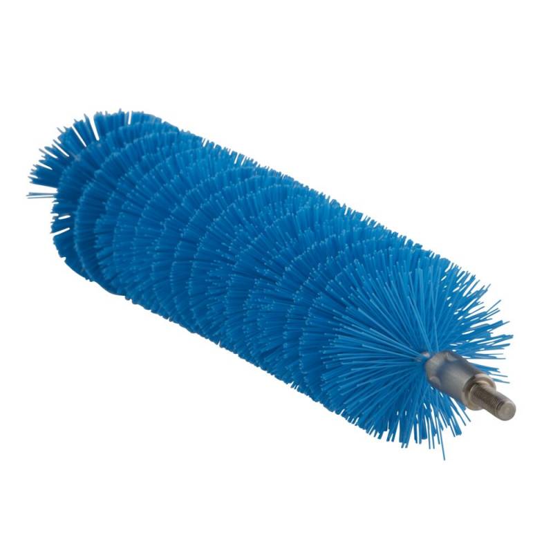 R&oslash;rrenserhoved, Vikan, 20cm, &Oslash;4cm, bl&aring;, polyester/PP/rustfrit st&aring;l, medium *Denne vare tages ikke retur*