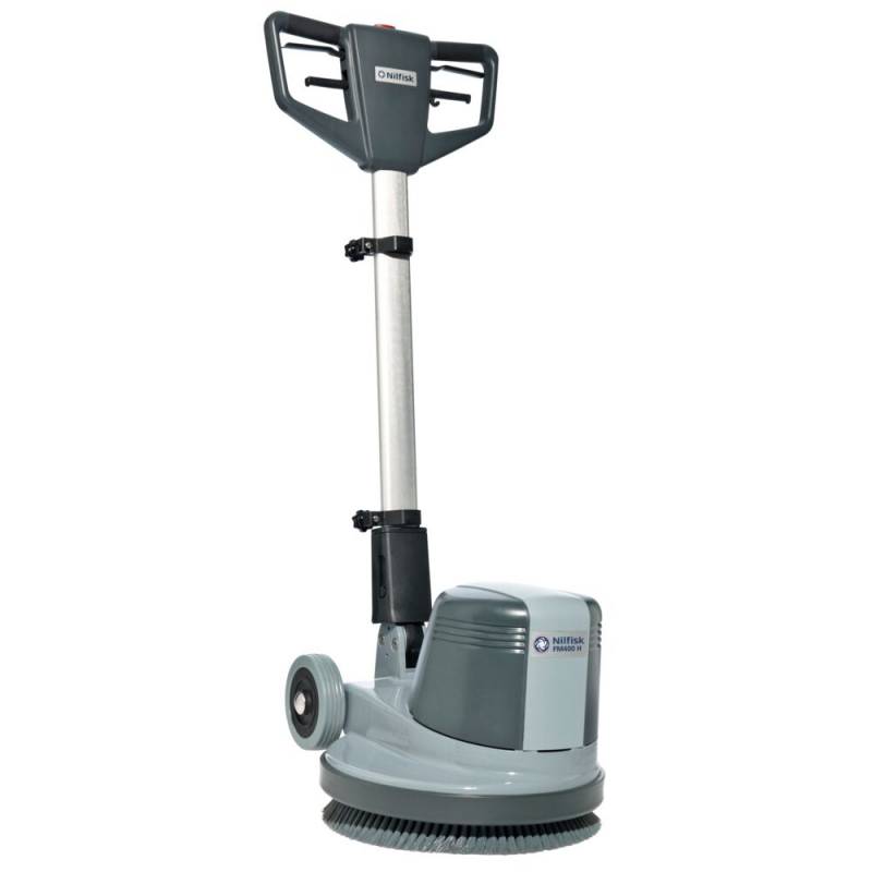 Skuremaskine, Nilfisk, FM400 L, gr&aring;, walk-behind, 430 mm *Denne vare tages ikke retur*