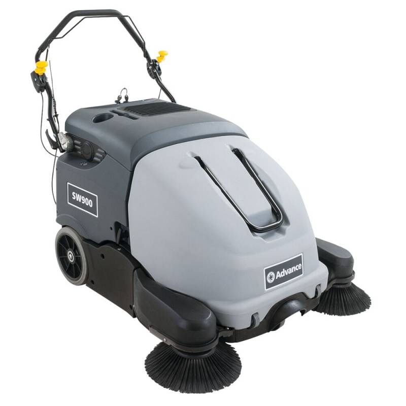 Fejemaskine, Nilfisk, SW900, gr&aring;, 1-rums, 60 l, walk-behind, 1050 mm *Denne vare tages ikke retur*