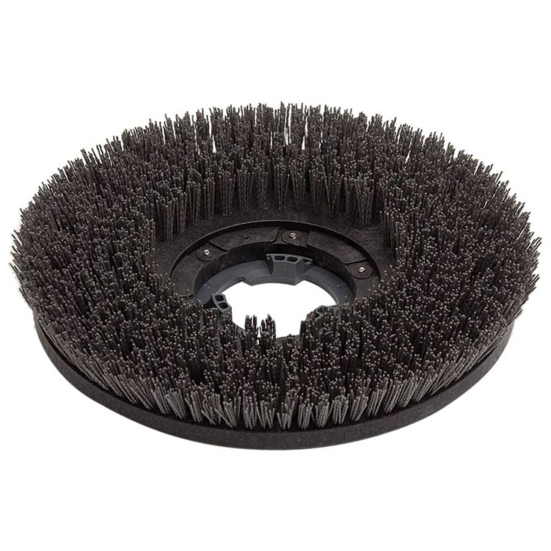B&oslash;rste, Nilfisk, FM400 D/L, 17", &Oslash;430mm, sort, nylon, til medium reng&oslash;ring *Denne vare tages ikke retur*