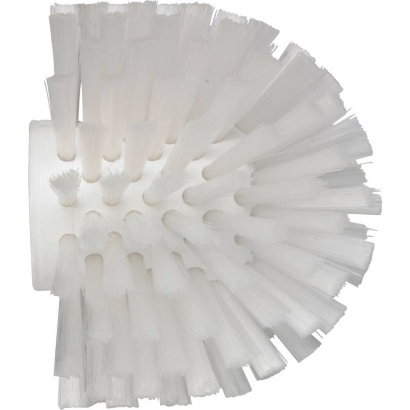 Cylinderb&oslash;rste, Vikan, 13cm, &Oslash;13,5cm, hvid, polyester/PP/rustfrit st&aring;l, medium *Denne vare tages ikke retur*