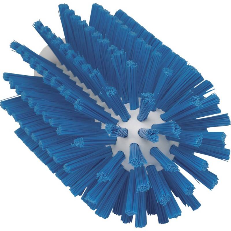 R&oslash;rb&oslash;rstehoved, Vikan, 15,5cm, &Oslash;7,7cm, bl&aring;, polyester/PP/rustfrit st&aring;l, medium *Denne vare tages ikke retur*