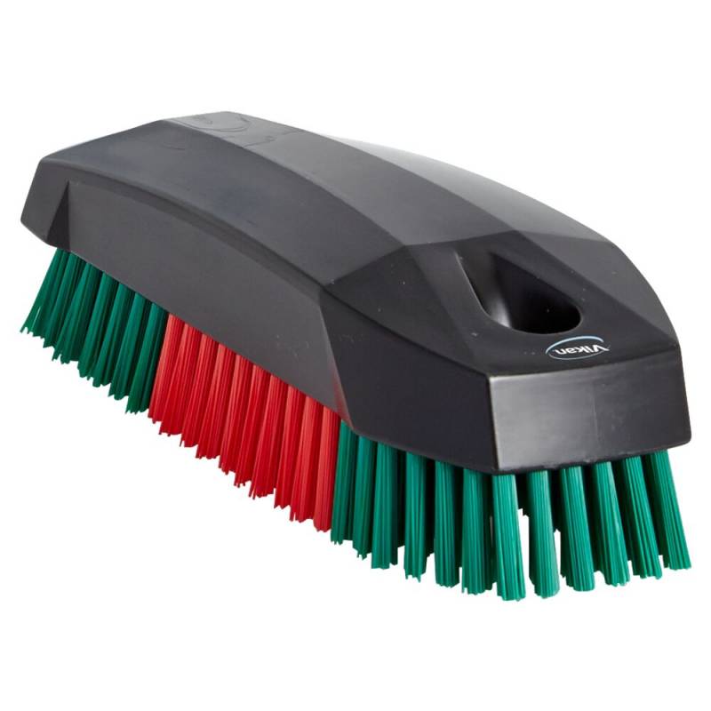 Negleb&oslash;rste, Vikan, 12x4,5x4cm, sort, stive b&oslash;rsteh&aring;r