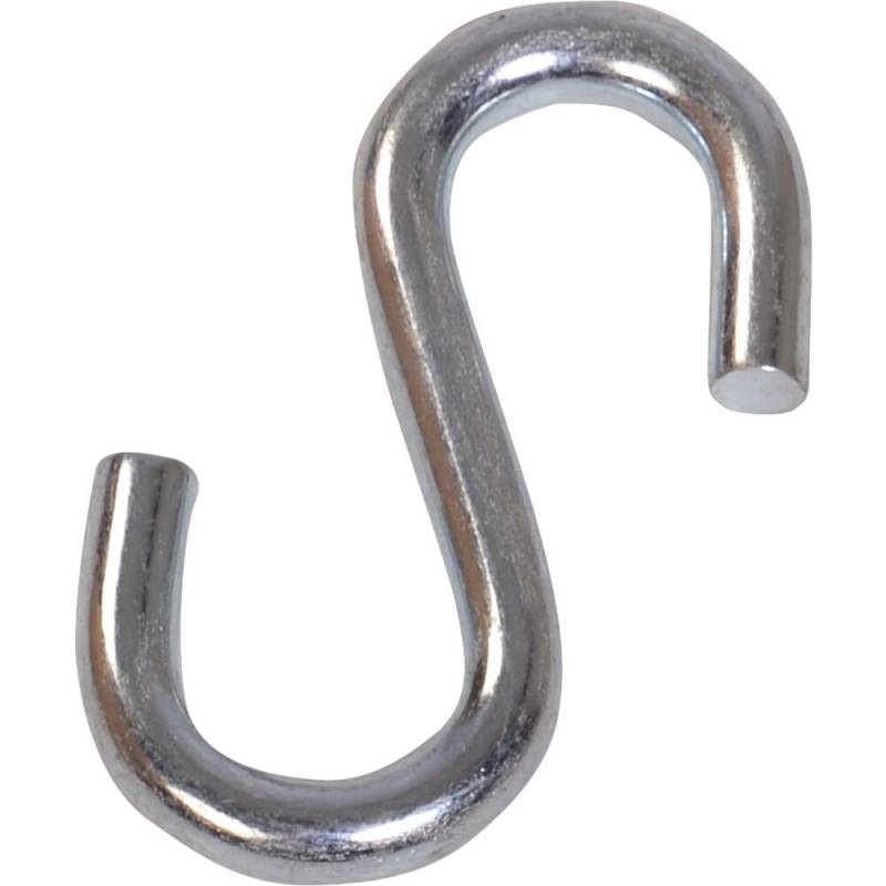 S-krog, Tina Trolleys, 60x35x6mm, st&aring;l, galvaniseret st&aring;l, til montering p&aring; reng&oslash;ringsvogn