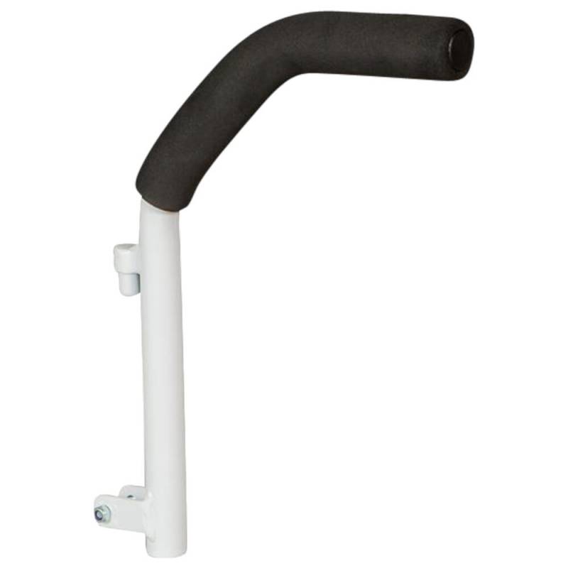 H&aring;ndtag, Tina Trolleys, 500mm, &Oslash;25mm, hvid, pulverlakeret st&aring;l, til vaskerivogn *Denne vare tages ikke retur*