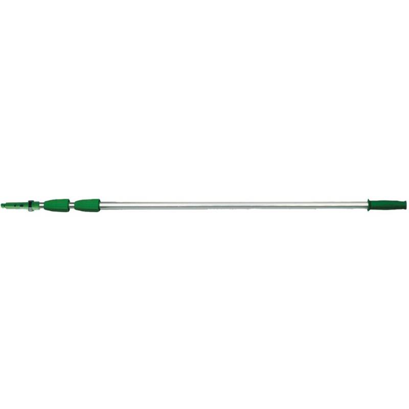 Teleskopskaft, med gevind/med klik, Unger OptiLoc, gr&oslash;n, aluminium/plast, 180-450 cm