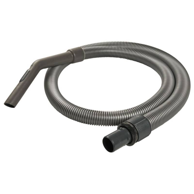 St&oslash;vsugerslange, Nilfisk, GD1000, 2000mm, &Oslash;32mm, gr&aring;, plast, komplet, med buet r&oslash;r *Denne vare tages ikke retur*