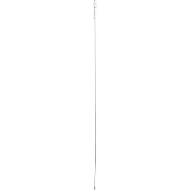 Skaft, til r&oslash;rrenser, Vikan, 150,5cm, &Oslash;0,6cm, hvid, polyester/PP/rustfrit st&aring;l, fleksibelt