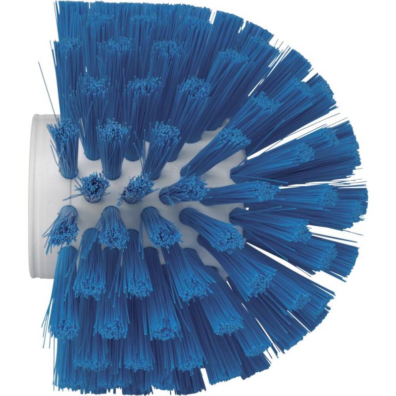 Cylinderb&oslash;rste, Vikan, 13cm, &Oslash;13,5cm, bl&aring;, polyester/PP/rustfrit st&aring;l, medium *Denne vare tages ikke retur*