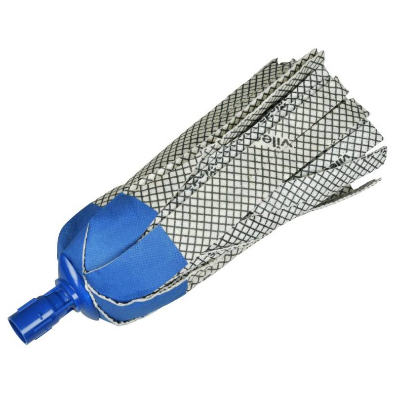 Rundmop, Vileda SuperMop Micro, bl&aring;, bomuld/polyester *Denne vare tages ikke retur*