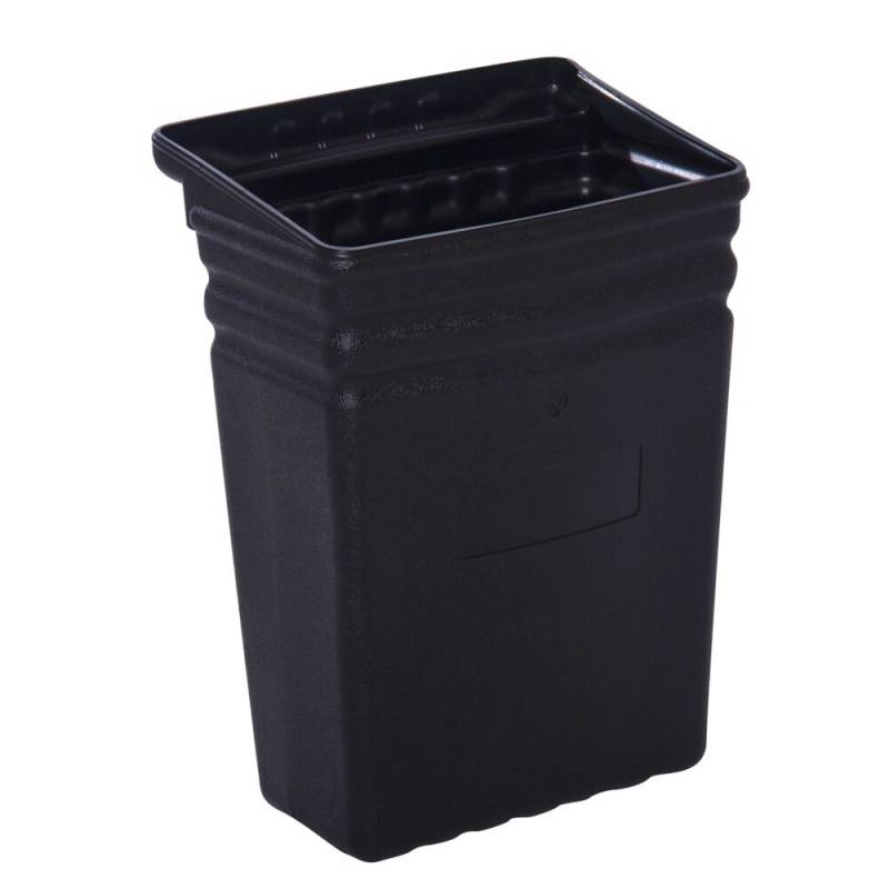 Inventarspand, Tina Trolleys, 350x240x470mm, sort, fiberplast, med hank til montering p&aring; vogn, stor *Denne vare tages ikke retur*