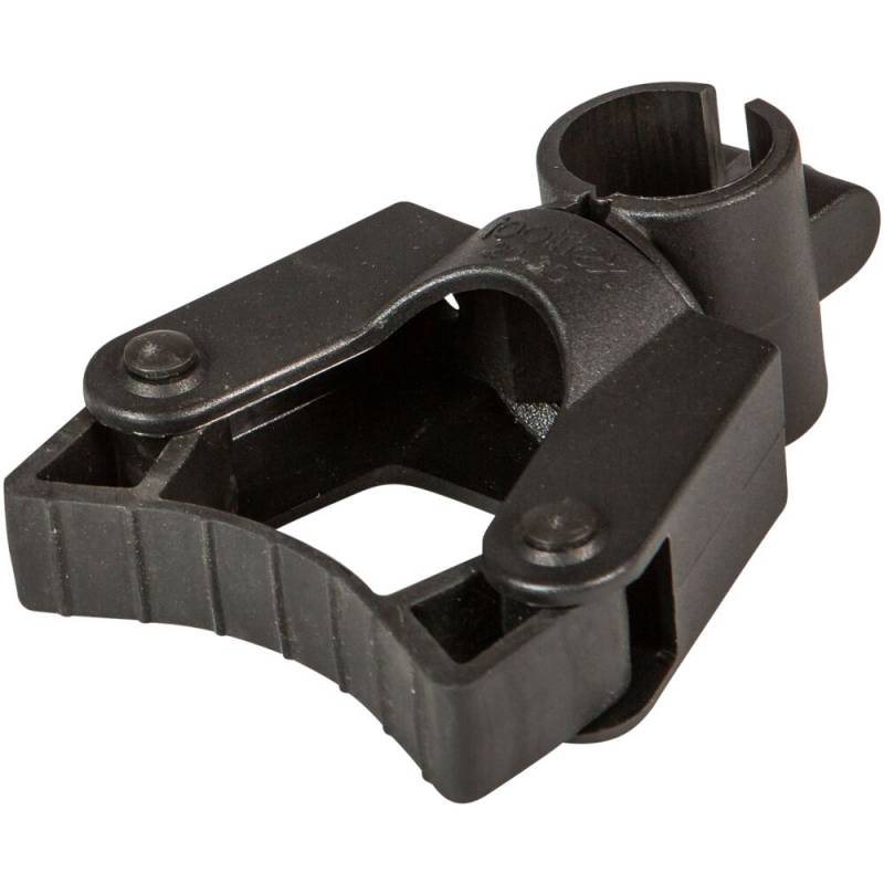 Redskabsholder, Tina Trolleys Toolflex, 70x65x35mm, sort, PP/gummi, til skaft p&aring; 20-30 mm, til r&oslash;rmontering *Denne vare tages ikke retur*