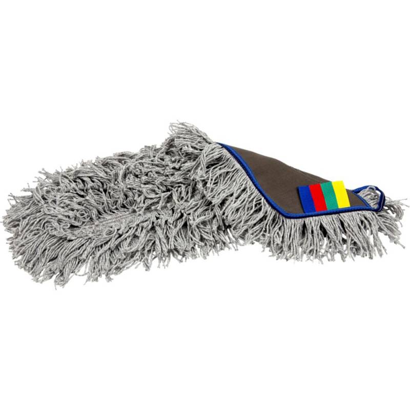 Moppe, Vileda Swep Single Finnmop, gr&aring;, mikrofiber, 50 cm, lommer *Denne vare tages ikke retur*