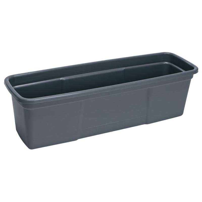 Moppeboks, Vikan ErgoClean, 680x220x205mm, gr&aring;, plast, uden l&aring;g, til 60 cm mopper *Denne vare tages ikke retur*