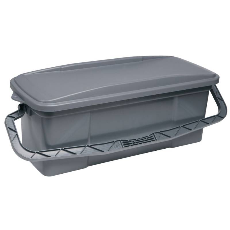 Moppeboks, Vikan ErgoClean, 64x24x22cm, gr&aring;, PP, med l&aring;g og hank, til 40 cm system
