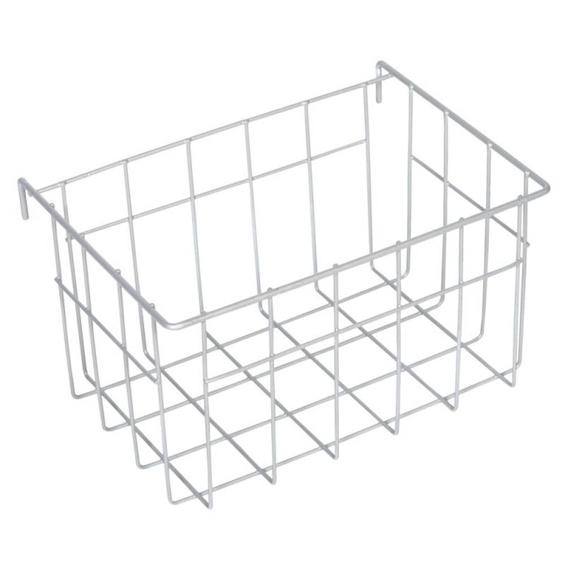 Tr&aring;dkurv, Tina Trolleys, ERGO, 250x170x155mm, gr&aring;, pulverlakeret st&aring;l, med kroge, lille *Denne vare tages ikke retur*