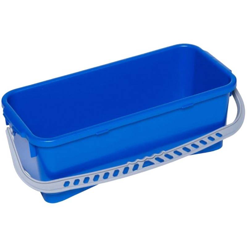 Moppeboks, Tina Trolleys, 530x240x190mm, bl&aring;, plast/PP, med hank *Denne vare tages ikke retur*