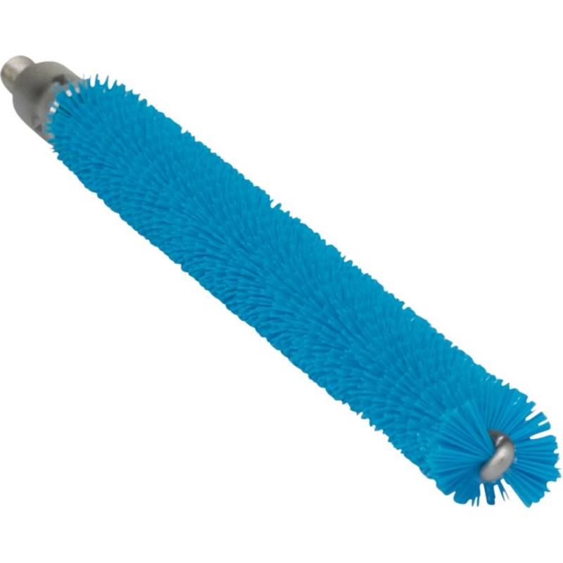 R&oslash;rrenserhoved, Vikan, 20cm, &Oslash;1,2cm, bl&aring;, polyester/PP/rustfrit st&aring;l, medium *Denne vare tages ikke retur*