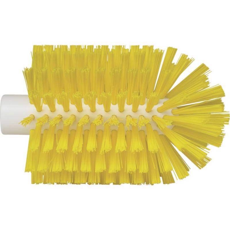 R&oslash;rb&oslash;rstehoved, Vikan, 17cm, &Oslash;10cm, gul, polyester/PP/rustfrit st&aring;l, medium *Denne vare tages ikke retur*