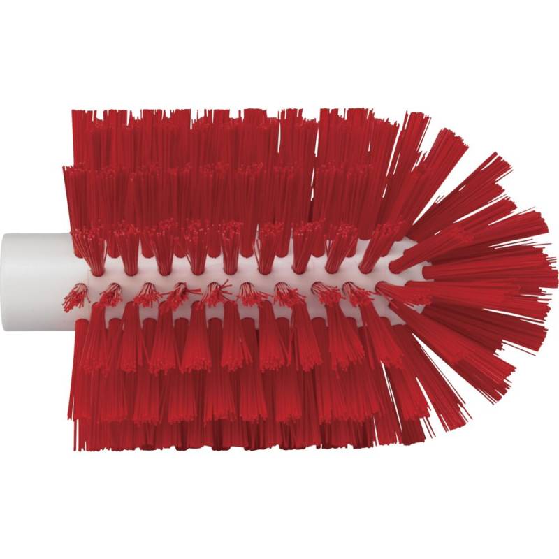 R&oslash;rb&oslash;rstehoved, Vikan, 17cm, &Oslash;10cm, r&oslash;d, polyester/PP/rustfrit st&aring;l, medium *Denne vare tages ikke retur*