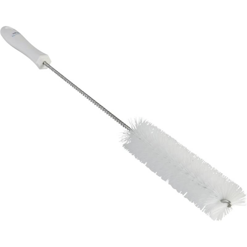 R&oslash;rrenser, Vikan, 50cm, &Oslash;4cm, hvid, polyester/PP/rustfrit st&aring;l, stiv