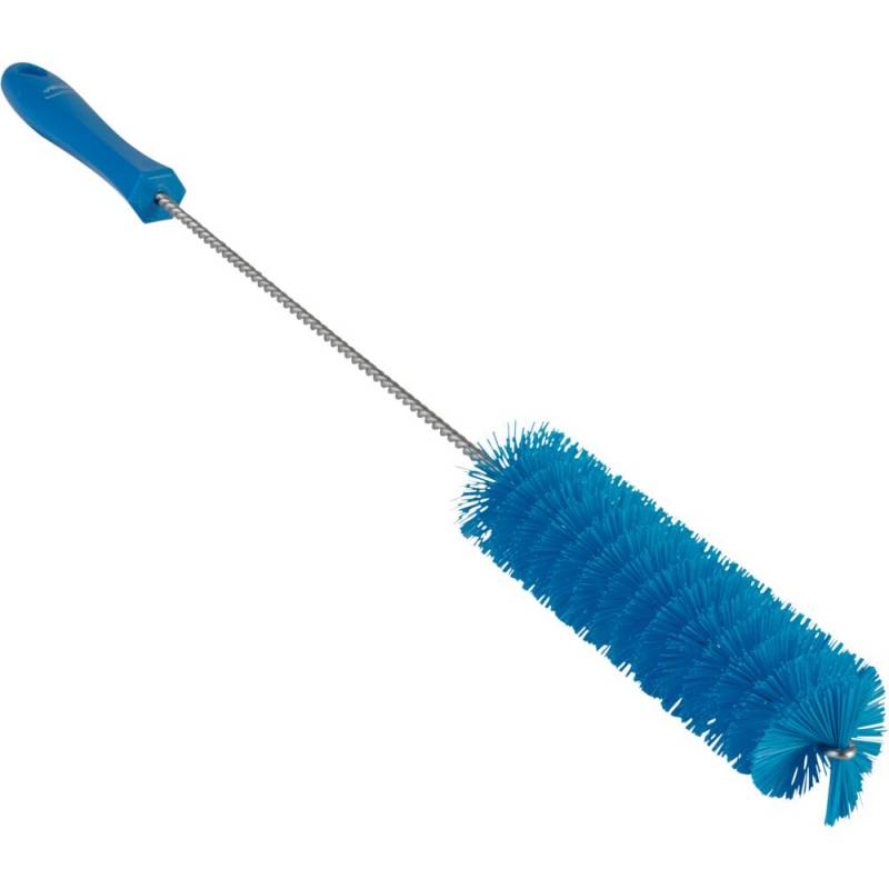 R&oslash;rrenser, Vikan, 50cm, &Oslash;4cm, bl&aring;, polyester/PP/rustfrit st&aring;l, stiv