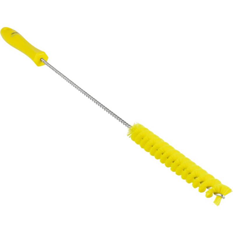 R&oslash;rrenser, Vikan, 50cm, &Oslash;2cm, gul, polyester/PP/rustfrit st&aring;l, medium *Denne vare tages ikke retur*