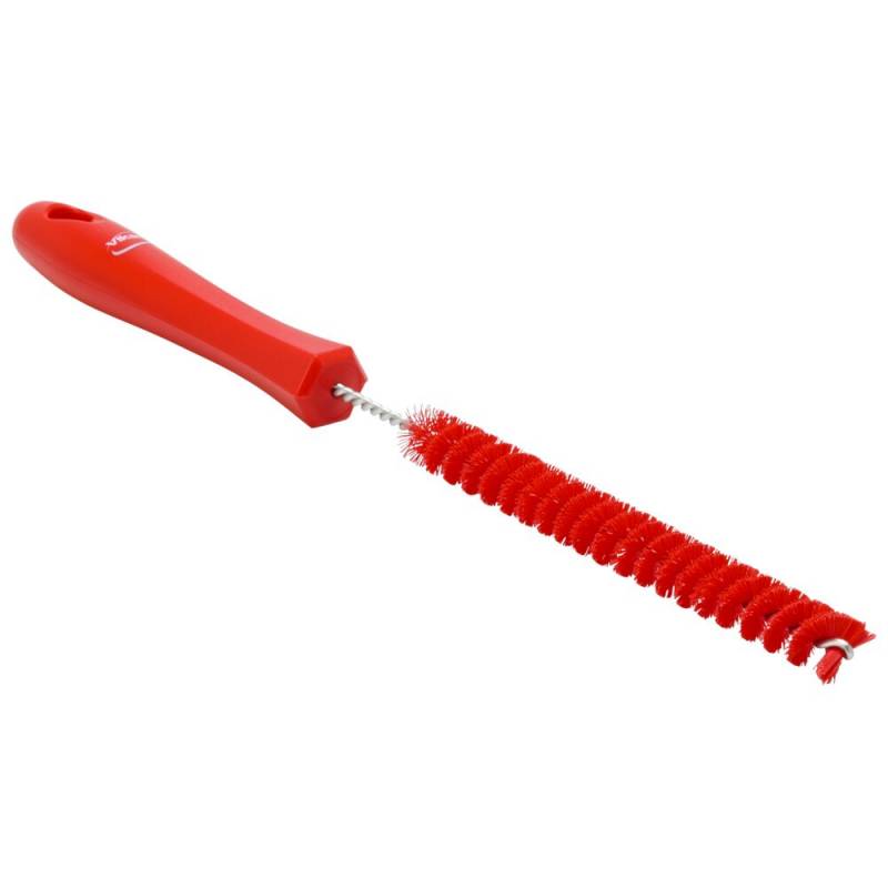 R&oslash;rrenser, Vikan, 31cm, &Oslash;1,5cm, r&oslash;d, polyester/PP/rustfrit st&aring;l, stiv *Denne vare tages ikke retur*